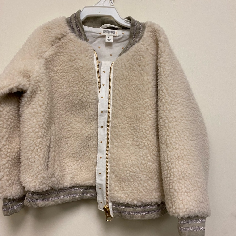 NWOT Gymboree shearling jacket size 2T